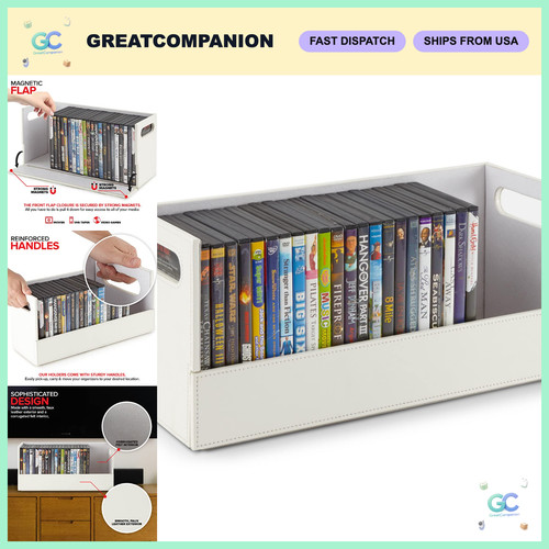 Dvd storage box organizer for - dvd,